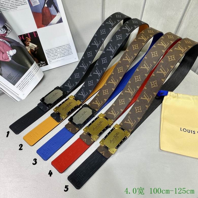 LV Belt 40mmX95-125CM 7D (423)